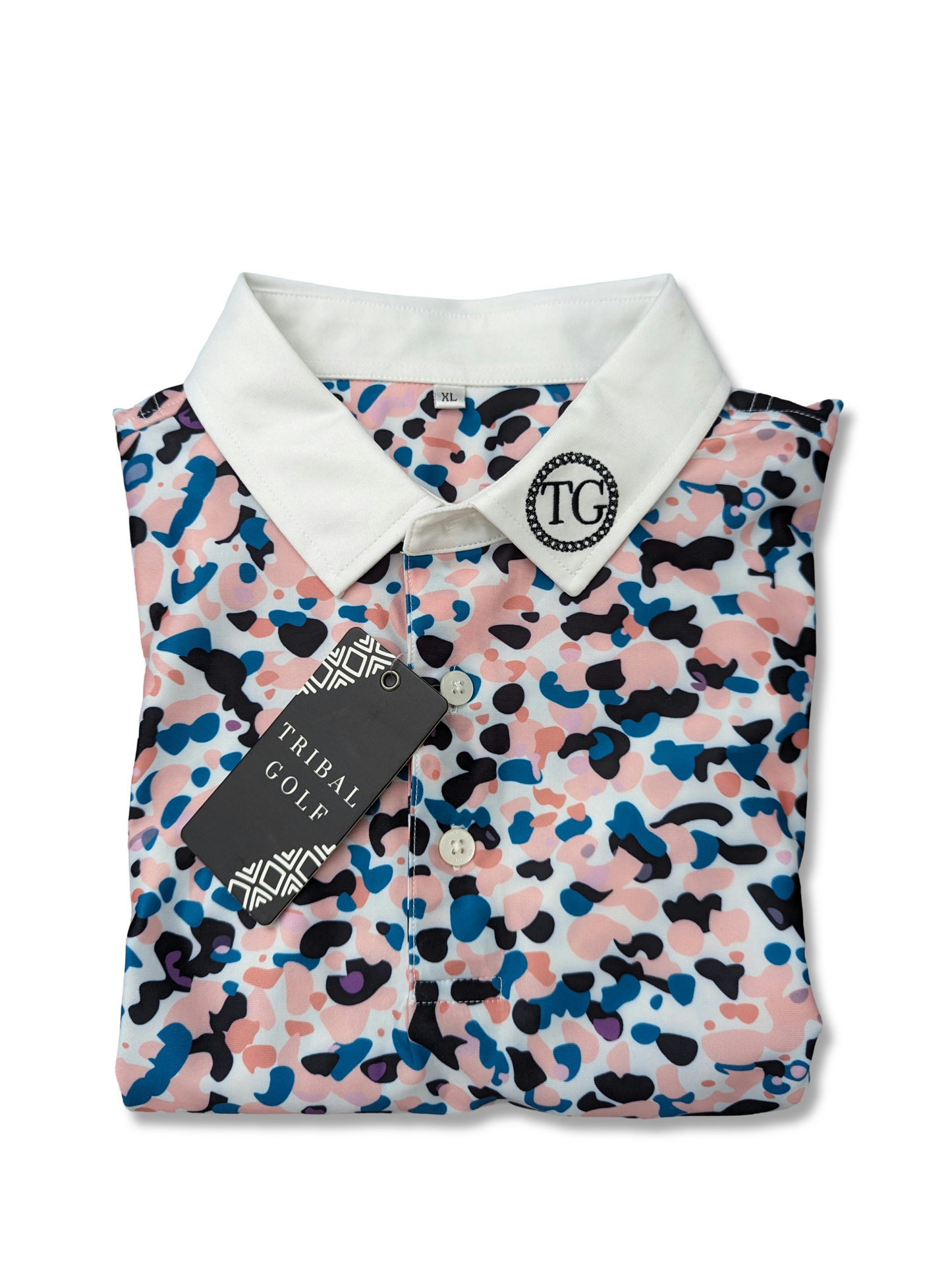 Pink Abstract Polo, ANY Towel & ANY Tees Combo