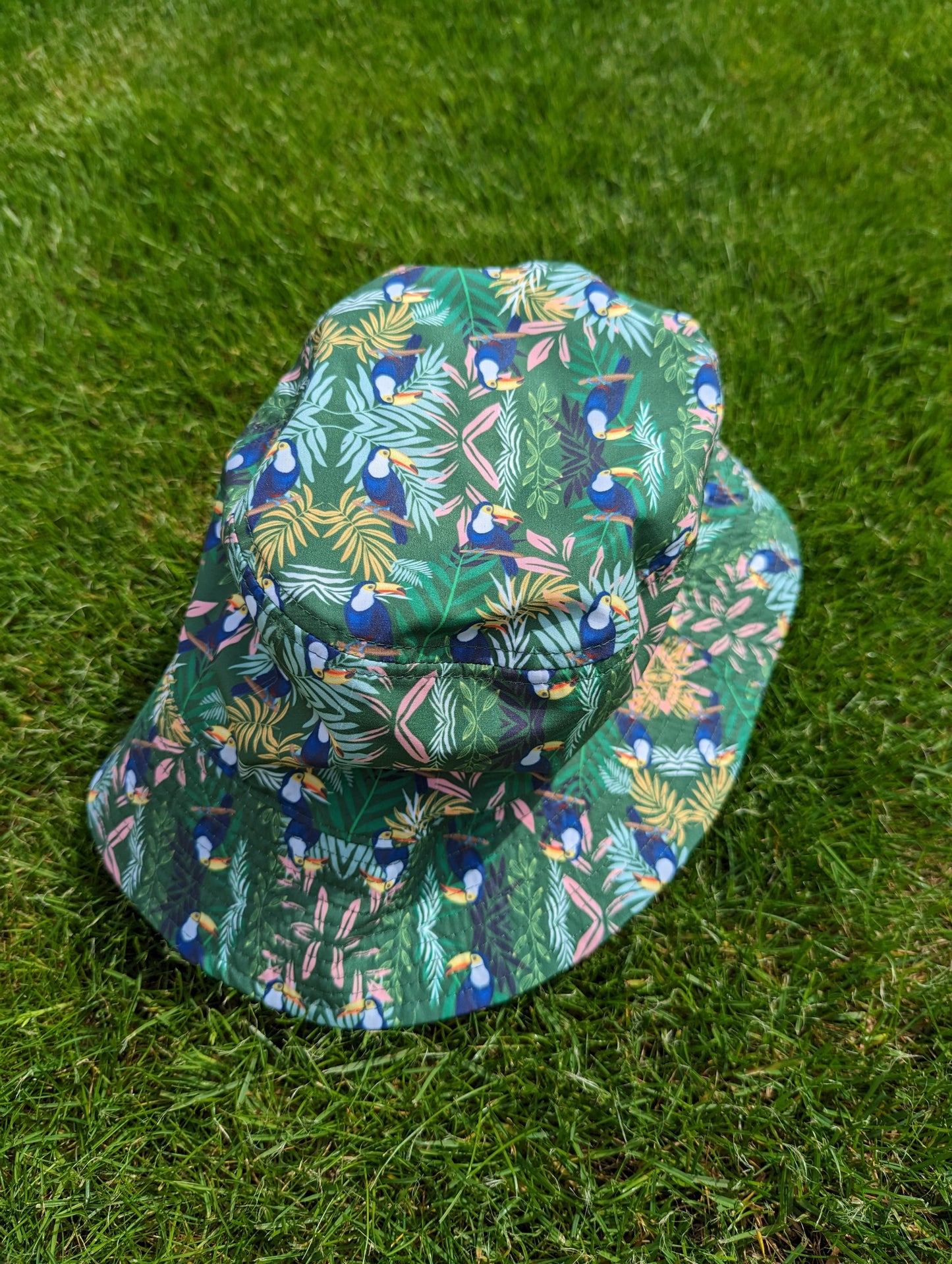 Tribal Toucan Reversible Bucket Hat